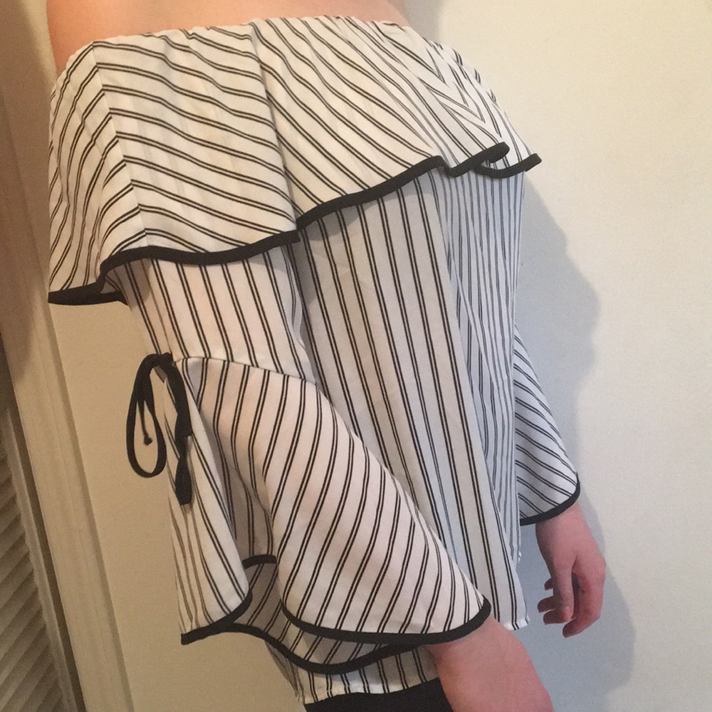 Maurice’s off the shoulder shirt